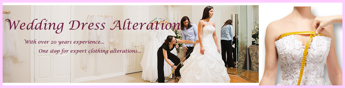 Wedding Dresses Alterations Services